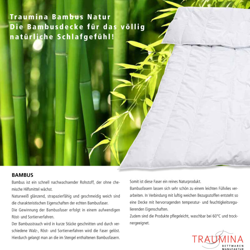 Traumina Exclusive Bambus Sommerdecke – Bild 2