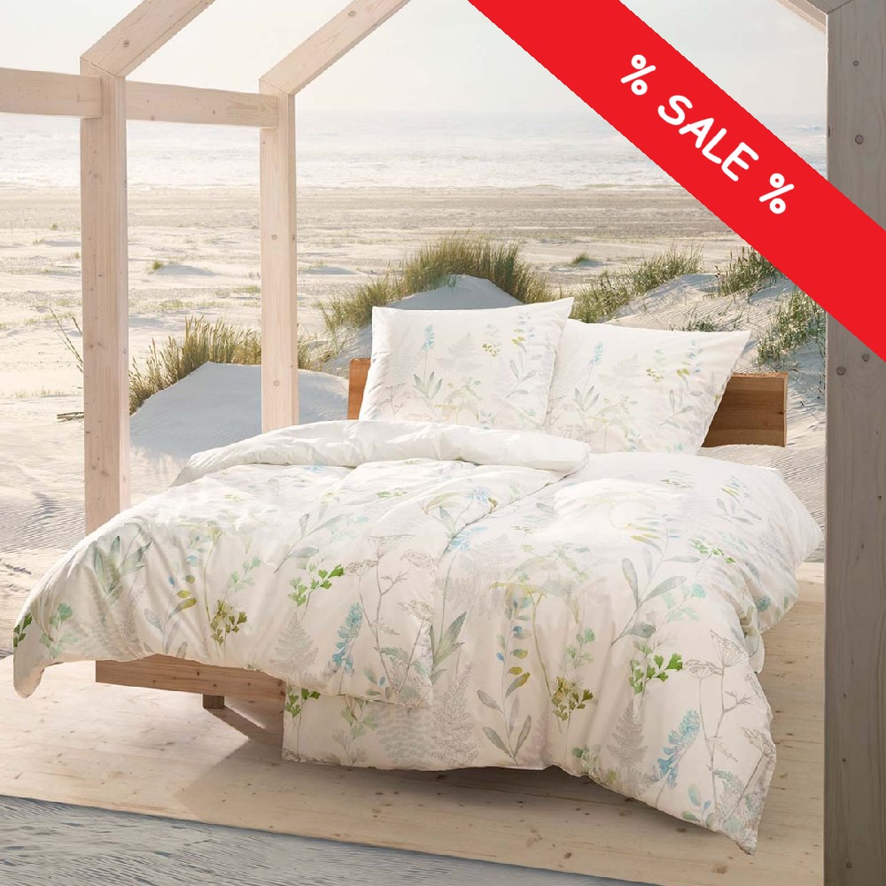 Estella Visby 3207, Farbe: 520 – Mint 135x200cm + 80x80cm Bettwäsche