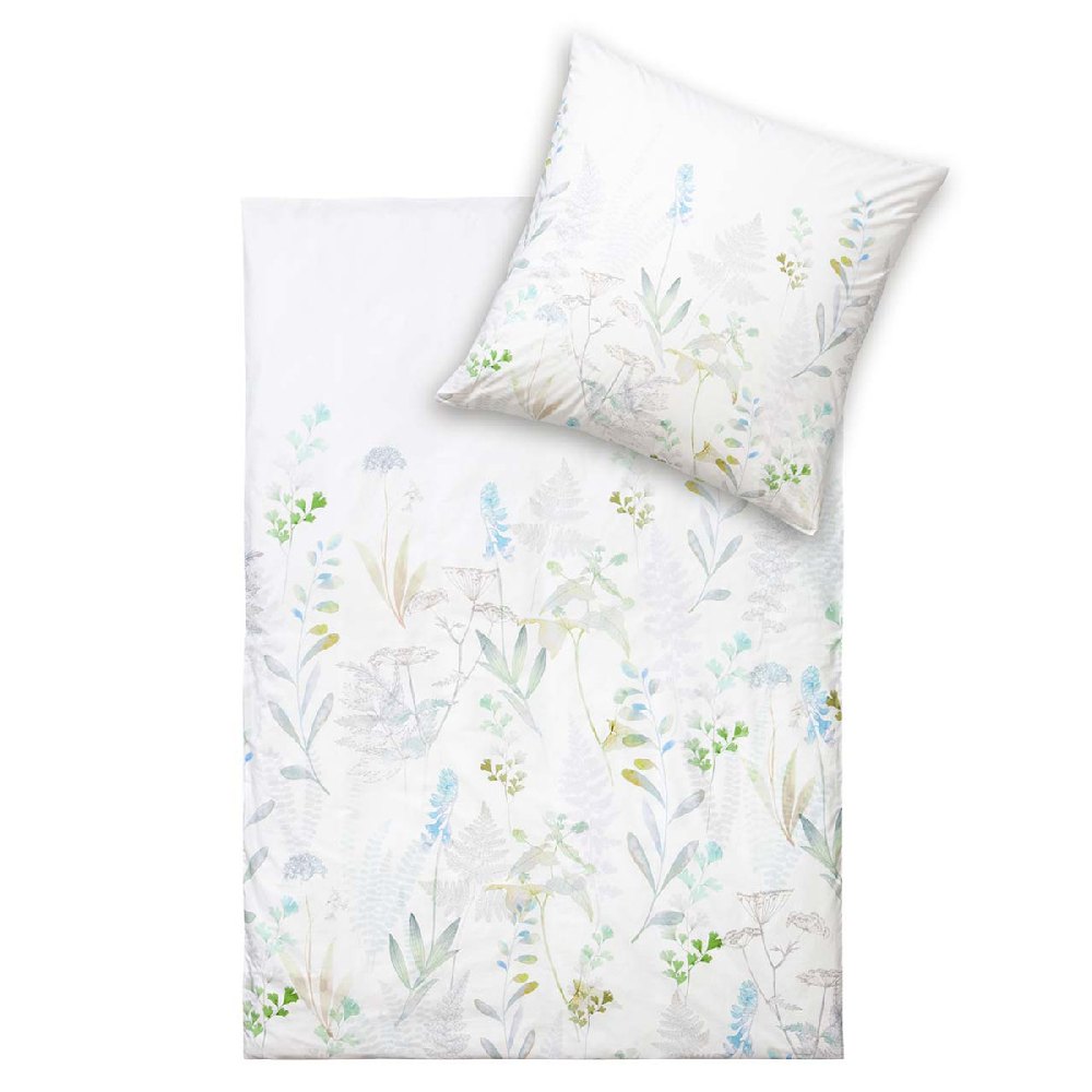 Estella Visby 3207, Farbe: 520 – Mint 135x200cm + 80x80cm Bettwäsche – Bild 2